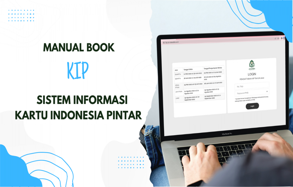 Ilustrasi Panduan Penggunaan (Manual Book) Kartu Indonesia Pintar (KIP) di UIN Alauddin Makassar